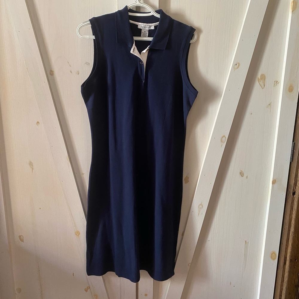 Paraphrase Sleeveless Polo Dress